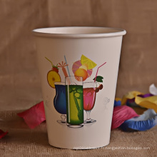 Tasse en papier à simple paroi de 8 oz